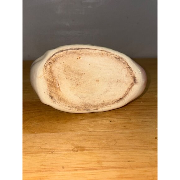 Vintage Ceramic Shawnee Swan Planter Ceramic Pottery Pastel Pink/Green Cream - Picture 8 of 8